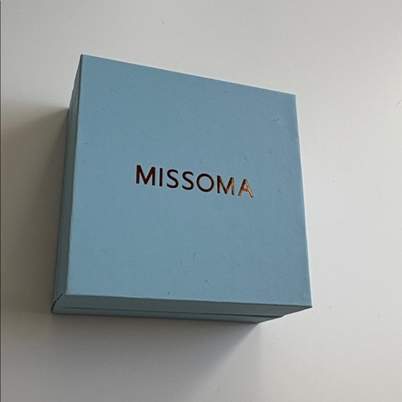 Missoma Chubby Medium Hoop Earrings, Silver - Picture 11 of 11